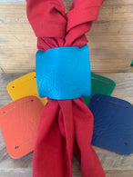 28p Leather Scout Woggle | 100% genuine leather Scout Slider UK | Children's Leather Scout Woggle