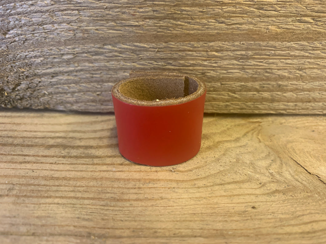 Leather Scout Woggle | 40p Biodegradable Leather Scout Woggle | Worldwide Shipping