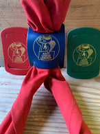 Small Beaver Scout UK ASSISTANT LODGE LEADER Neck Slide| Gold Print Leather Scout Woggle UK |£2.50 FREE UK P&P