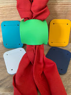40p Leather Scout Necker Slides | 100% Genuine Leather Neckslides for UK Scout Association| Children's Leather Scout Woggle
