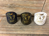 The Woggle Makers Beaver Scout Woggle Royal Blue Leather Beaver Scout Woggle - Fun 'Beaver Leader' Character Woggle - FREE P&P