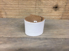 The Woggle Makers Scout Woggle White 20p Biodegradable Leather Woggles - 100% genuine Leather Loop Scout Woggles