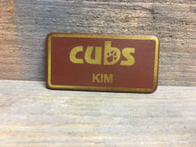 The WoggleMakers Scout Name Badge Personalise Your Own Leather Scout Pin Badge - Made to Order Scout Name Badges - FREE P&P