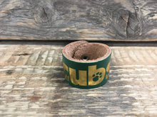 The WoggleMakers Scout Woggle Green Cub Scout Leather Woggle - Leather Cub Scout Woggle with gold print -£1.50 FREE P&P
