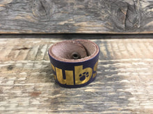 The WoggleMakers Scout Woggle Purple Cub Scout Leather Woggle - Leather Cub Scout Woggle with gold print -£1.50 FREE P&P