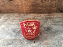 The WoggleMakers Scout Woggles red Beaver Scout Leather Woggle - Fun Character 'Lodge Leader' Beaver Scout Woggles £2.00 - FREE P&P