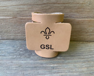 UK Scout Association Group Scout Leader Leather Scout Woggle