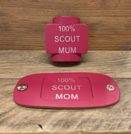 Handmade Leather Scout Woggle| 100% SCOUT MUM Scout Woggle| £3.50 Free UK P&P