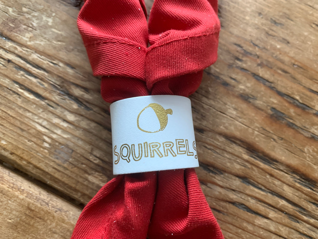 Handmade Leather Scout Woggle|Squirrel UK Scout Association|FREE UK P&P