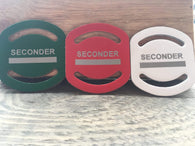 CS Leathercraft Cub Scout Woggle Red Leather Scout Slider - Super 'Seconder' Leather Neck Slide - £2.00 FREE P&P