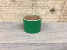 The Woggle Makers Scout Woggle Bright Green 20p Biodegradable Leather Woggles - 100% genuine Leather Loop Scout Woggles