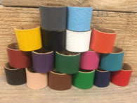 The Woggle Makers Scout Woggle Grey 20p Biodegradable Leather Woggles - 100% genuine Leather Loop Scout Woggles