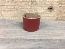 The Woggle Makers Scout Woggle Maroon 20p Biodegradable Leather Woggles - 100% genuine Leather Loop Scout Woggles