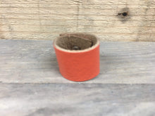 The Woggle Makers Scout Woggle Orange 20p Biodegradable Leather Woggles - 100% genuine Leather Loop Scout Woggles
