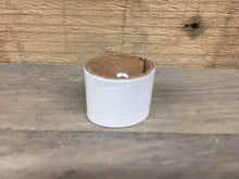 The Woggle Makers Scout Woggle White 20p Biodegradable Leather Woggles - 100% genuine Leather Loop Scout Woggles