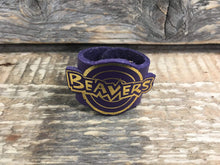 The WoggleMakers Scout Woggle Beaver Scout Leather Woggle - Fun Beaver Scout Woggle with gold print - £2.50 FREE P&P